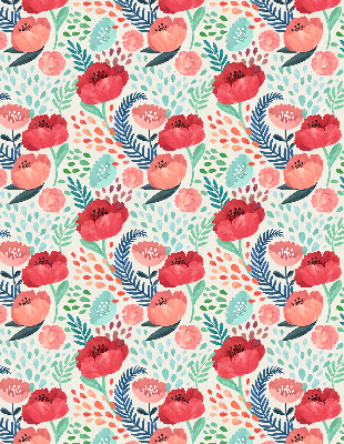 Fabric roller blind for window Poppy