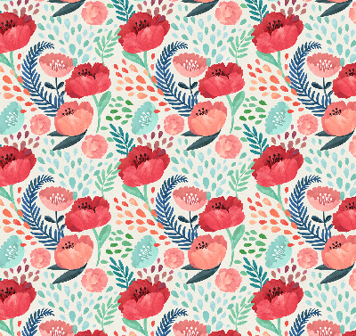 Fabric roller blind for window Poppy