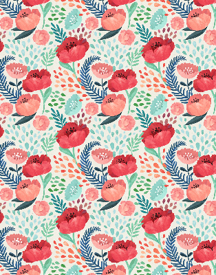 Fabric roller blind for window Poppy