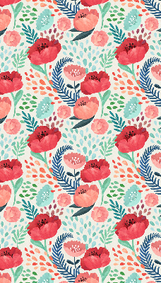 Fabric roller blind for window Poppy