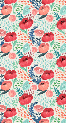 Fabric roller blind for window Poppy