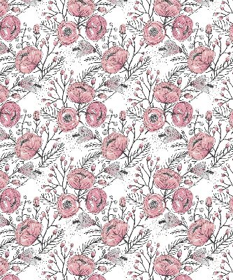 Blackout roller blind Flower buds from the tree