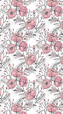 Blackout roller blind Flower buds from the tree