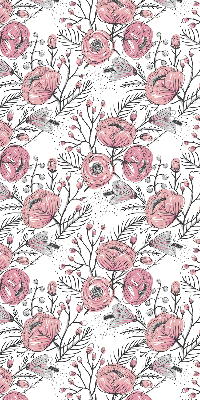 Blackout roller blind Flower buds from the tree