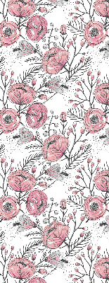 Blackout roller blind Flower buds from the tree