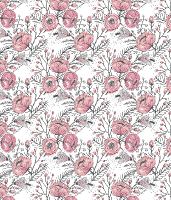 Blackout roller blind Flower buds from the tree