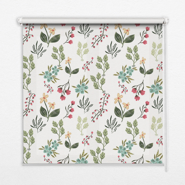 Blackout roller blind for window Plants