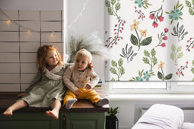 Blackout roller blind for window Plants