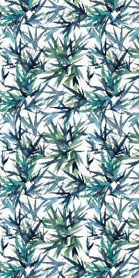 Fabric roller blind for window Leaves