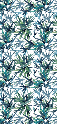 Fabric roller blind for window Leaves