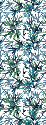 Fabric roller blind for window Leaves