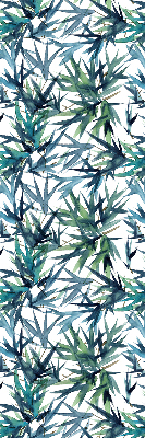 Fabric roller blind for window Leaves