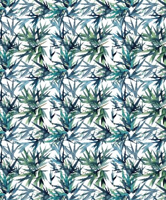 Fabric roller blind for window Leaves