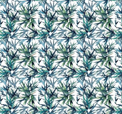 Fabric roller blind for window Leaves