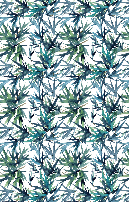 Fabric roller blind for window Leaves