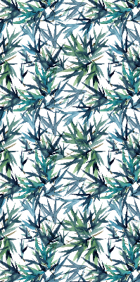Fabric roller blind for window Leaves