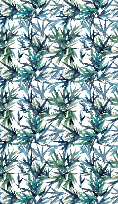 Fabric roller blind for window Leaves