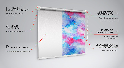 Fabric roller blind for window Galaxy