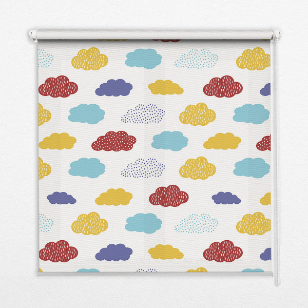 Blackout roller blind Colorful clouds