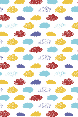 Blackout roller blind Colorful clouds
