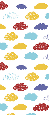 Blackout roller blind Colorful clouds