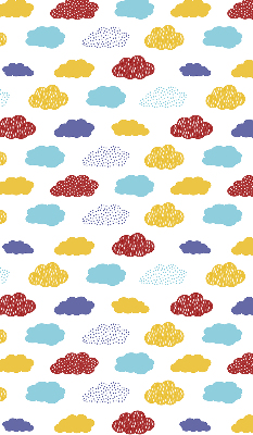 Blackout roller blind Colorful clouds