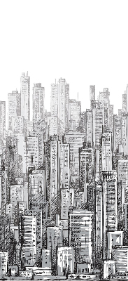 Blackout roller blind for window City