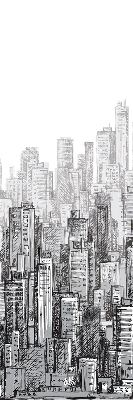 Blackout roller blind for window City
