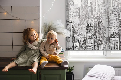 Blackout roller blind for window City