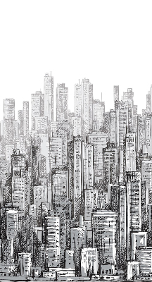 Blackout roller blind for window City