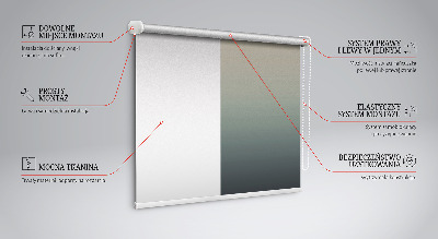 Fabric roller blind for window Fade