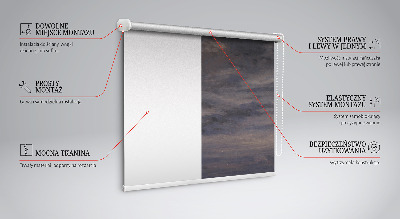 Blackout roller blind Painted Sky