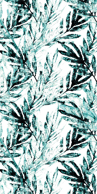 Fabric roller blind for window Leaves
