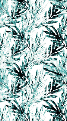 Fabric roller blind for window Leaves