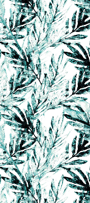 Fabric roller blind for window Leaves