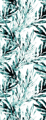 Fabric roller blind for window Leaves