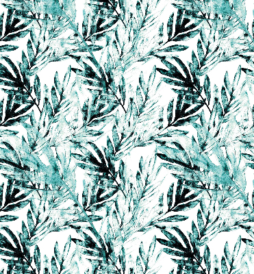 Fabric roller blind for window Leaves