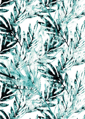 Fabric roller blind for window Leaves