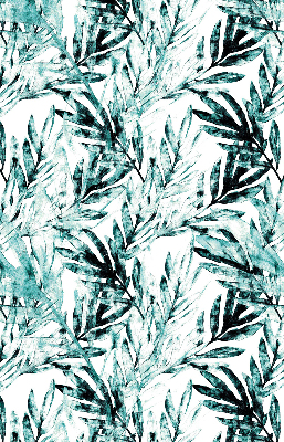 Fabric roller blind for window Leaves