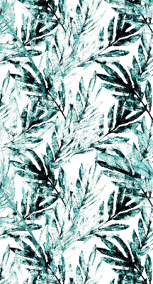 Fabric roller blind for window Leaves