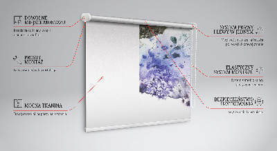 Blackout roller blind Painted picture