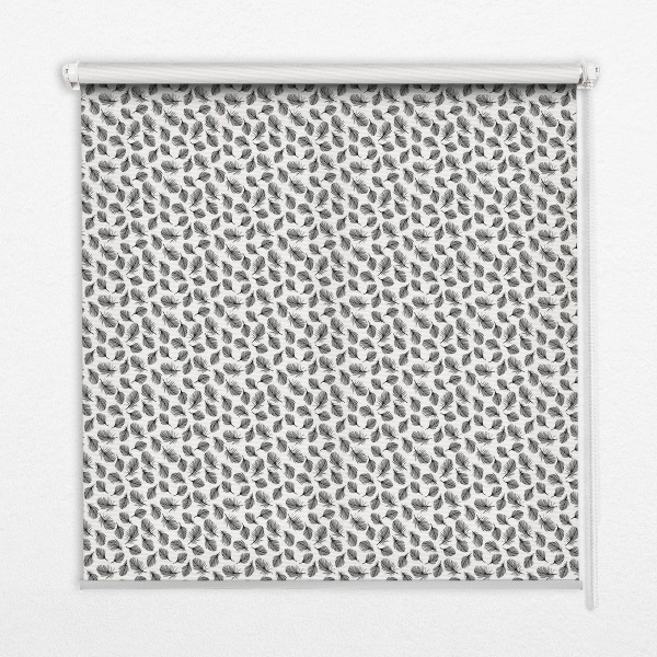 Fabric roller blind for window Feathers