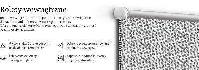 Fabric roller blind for window Feathers