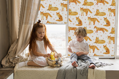 Blackout roller blind Foxes