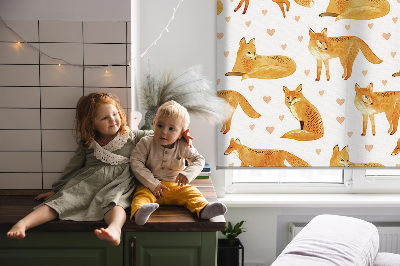 Blackout roller blind Foxes