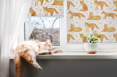 Blackout roller blind Foxes