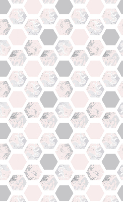 Blackout roller blind for window Hexagons