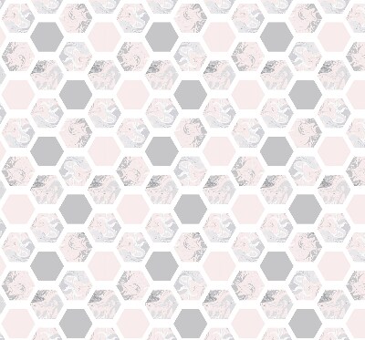 Blackout roller blind for window Hexagons