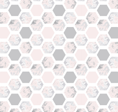 Blackout roller blind for window Hexagons