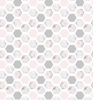 Blackout roller blind for window Hexagons